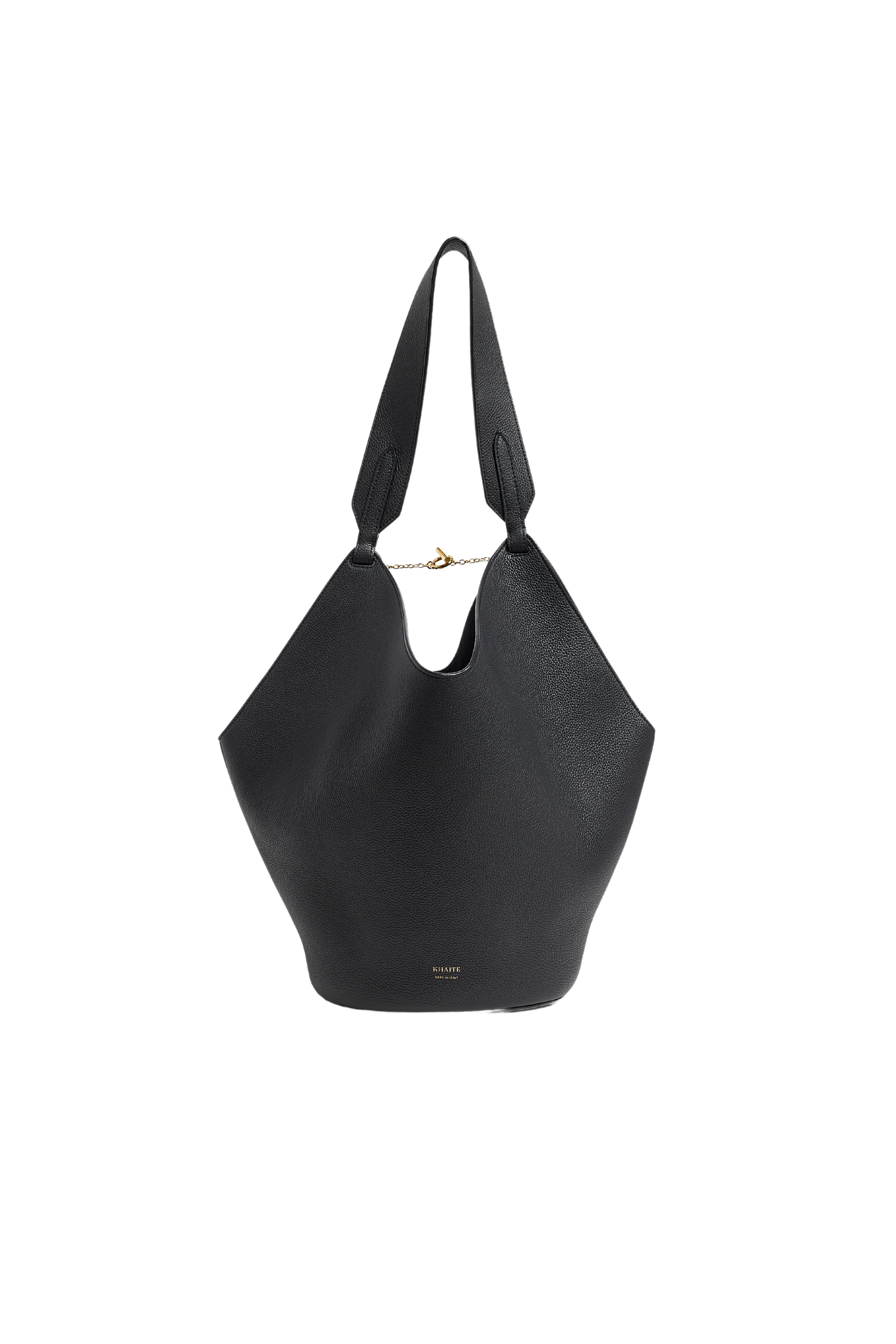 KHAITE Black Small Lotus Bag