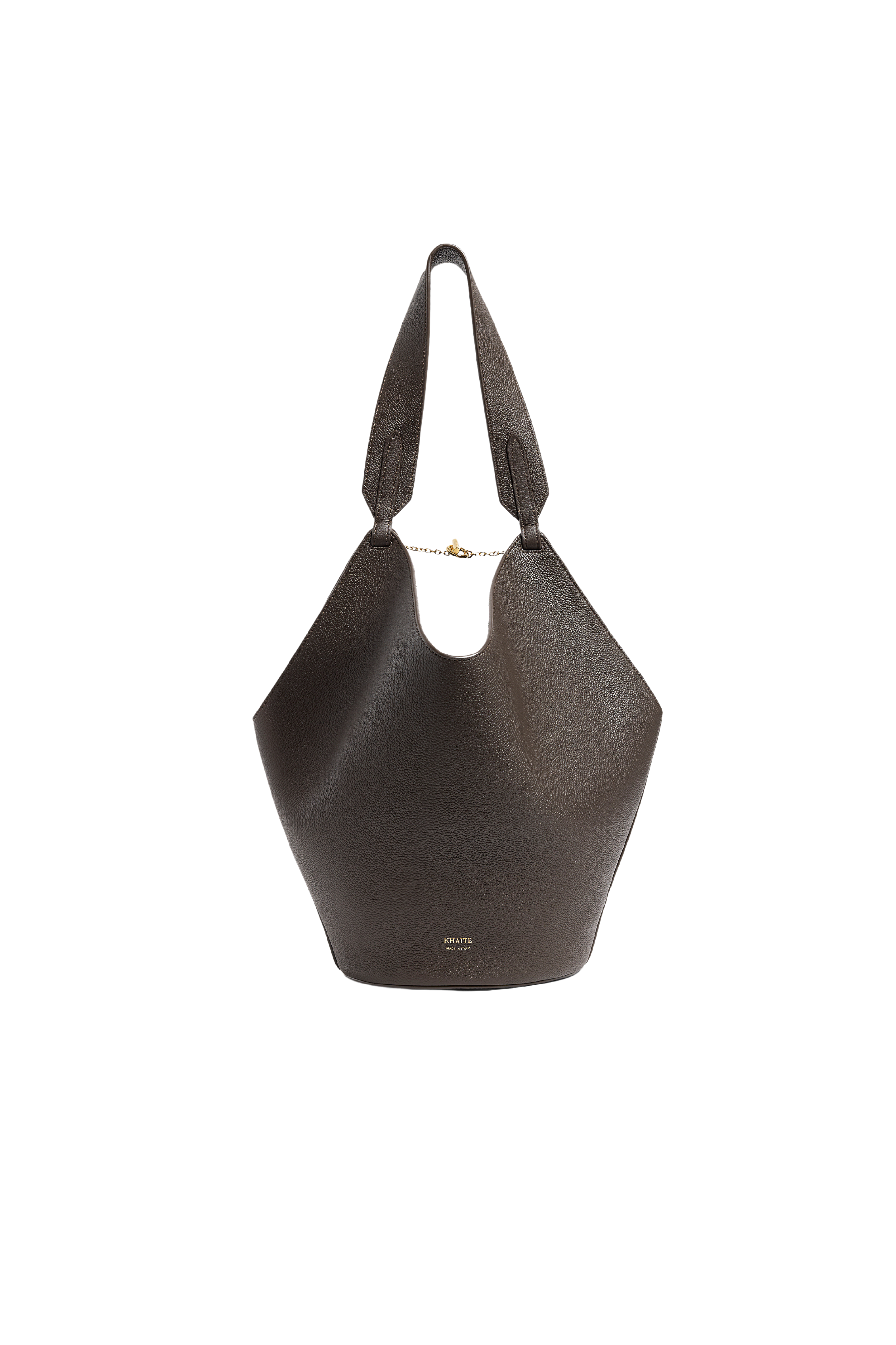 KHAITE Brown Small Lotus Bag