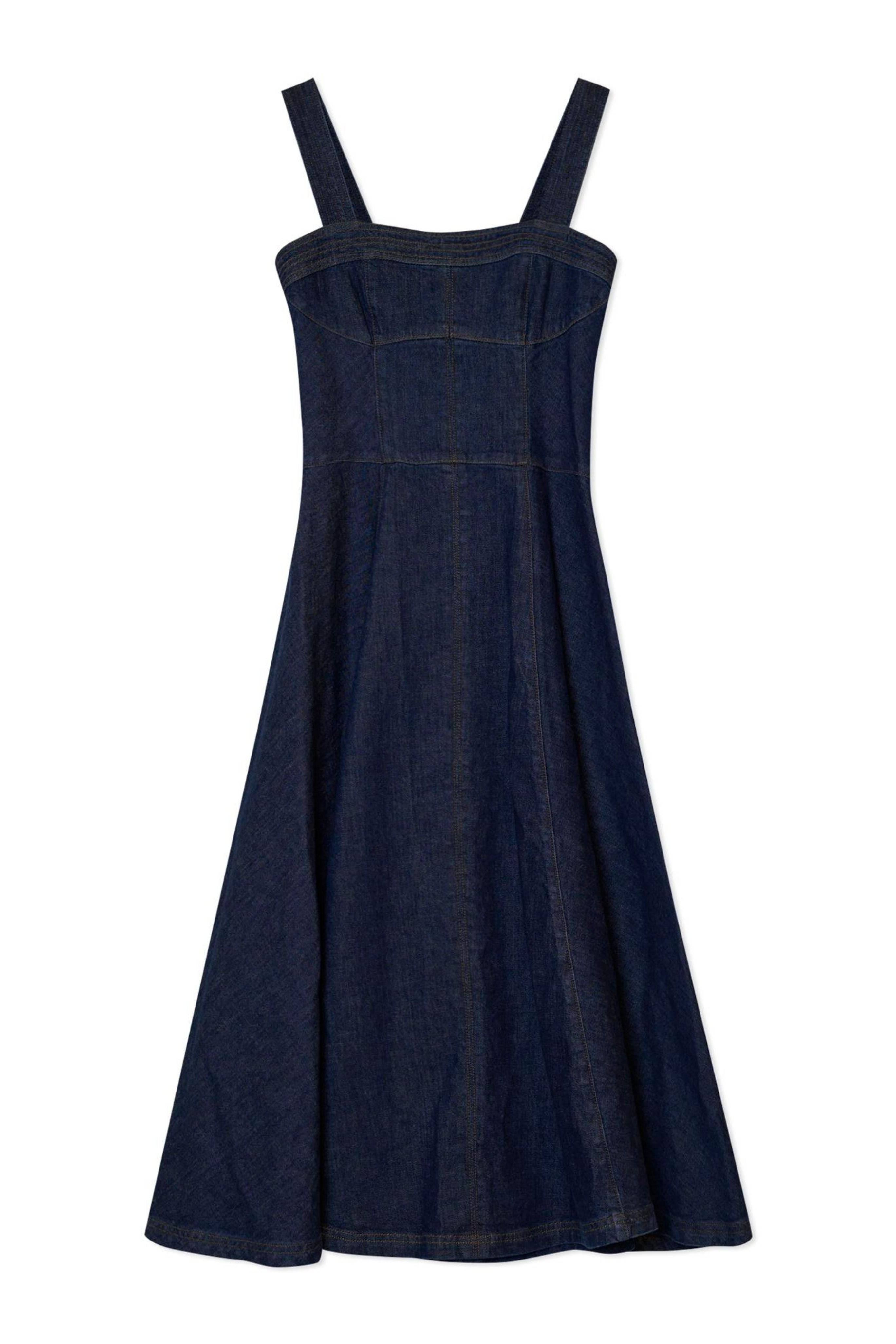 SIMKHAI Cici Denim Midi Dress