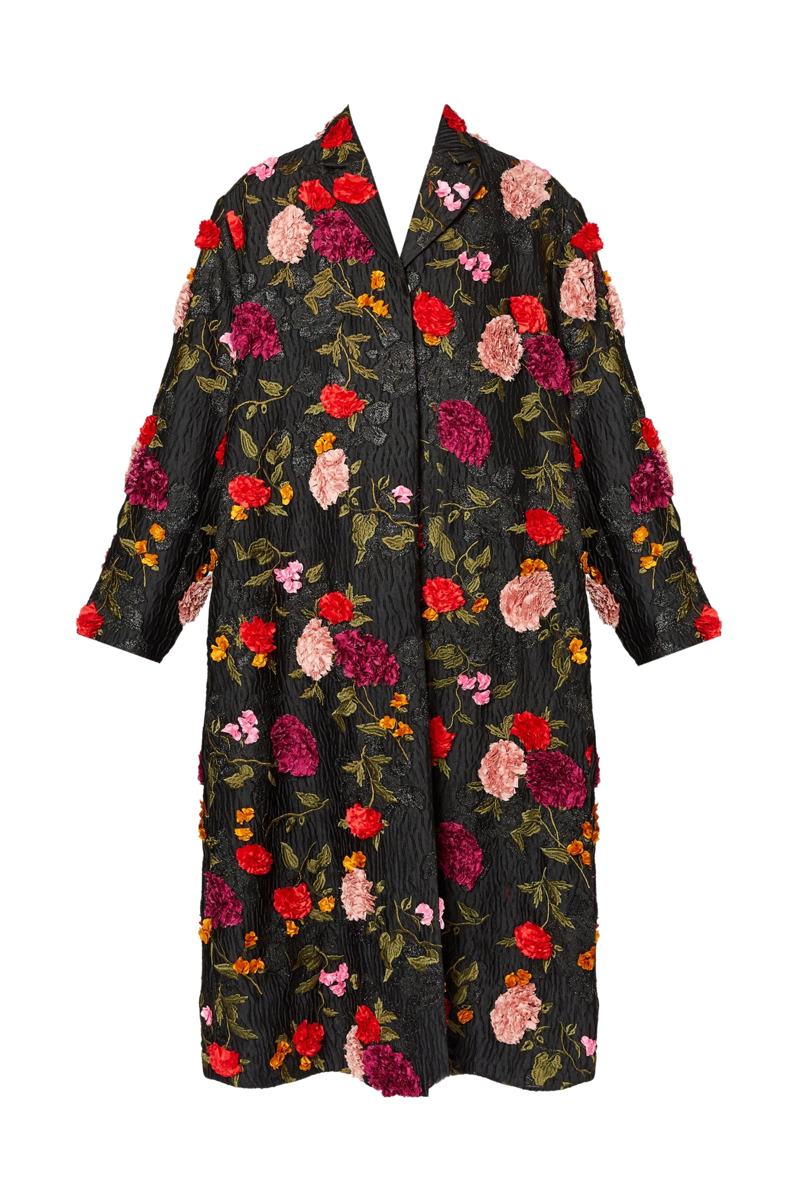 ERDEM Floral Embellished Evening Coat