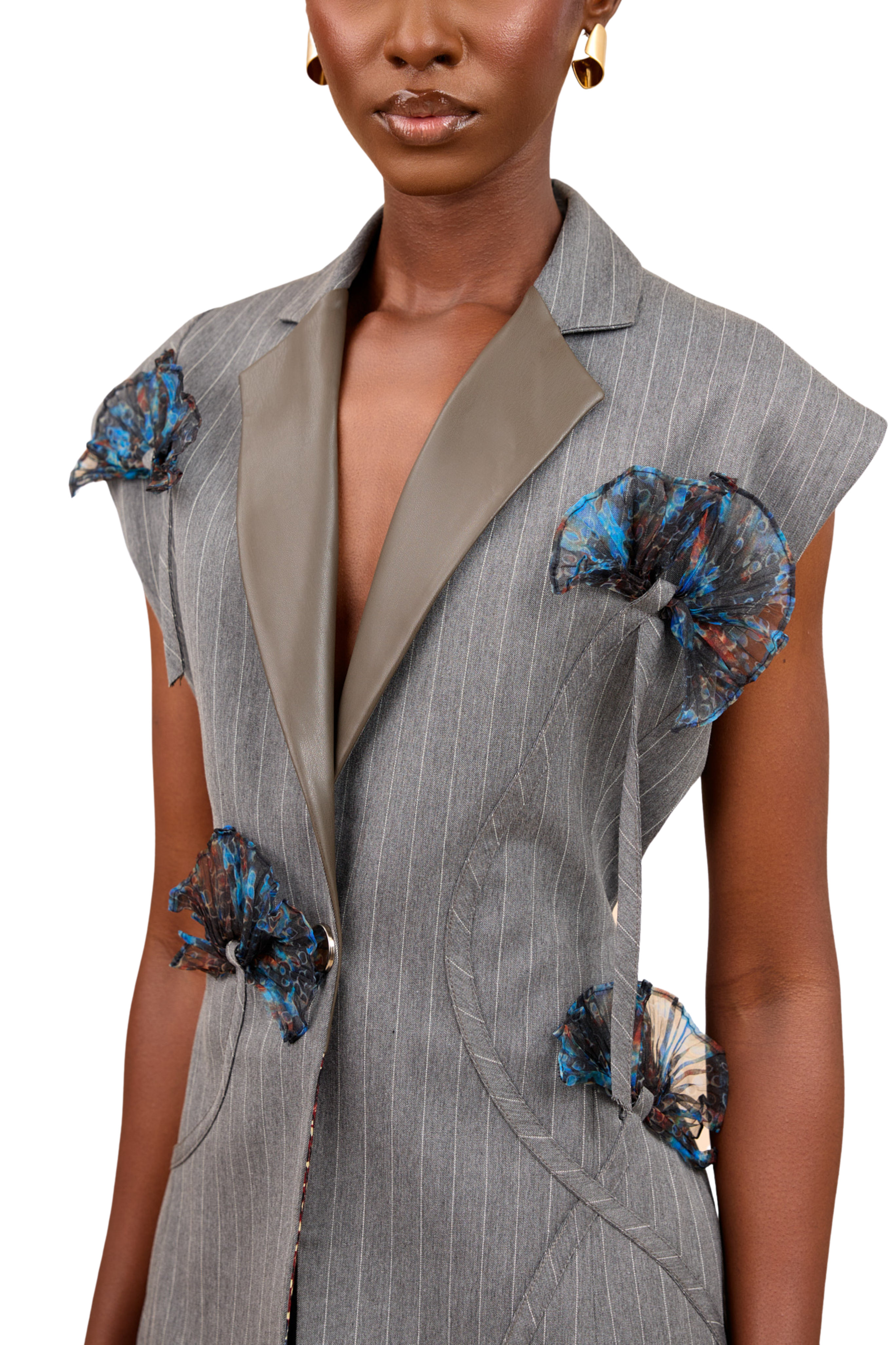 CHRISTIE BROWN x McMullen Gia Grey Vest