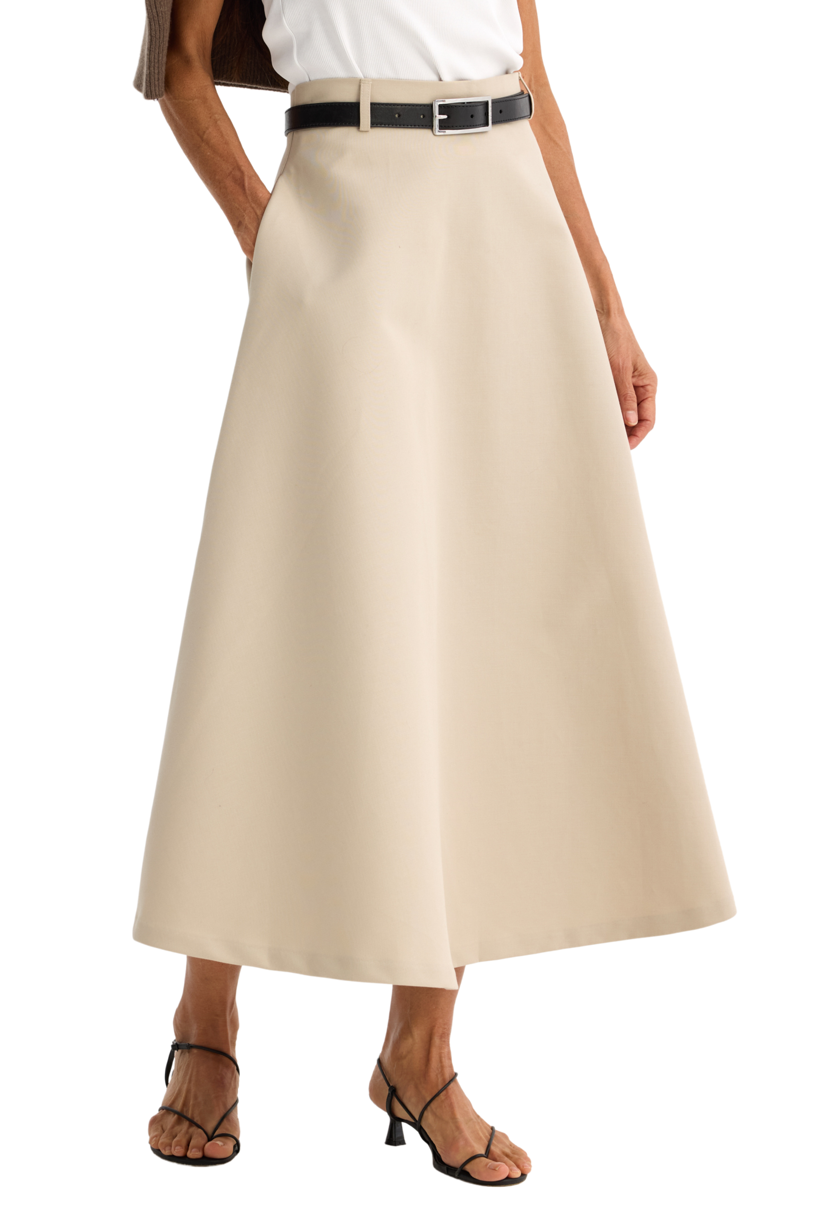 Voluminous A-Line Skirt