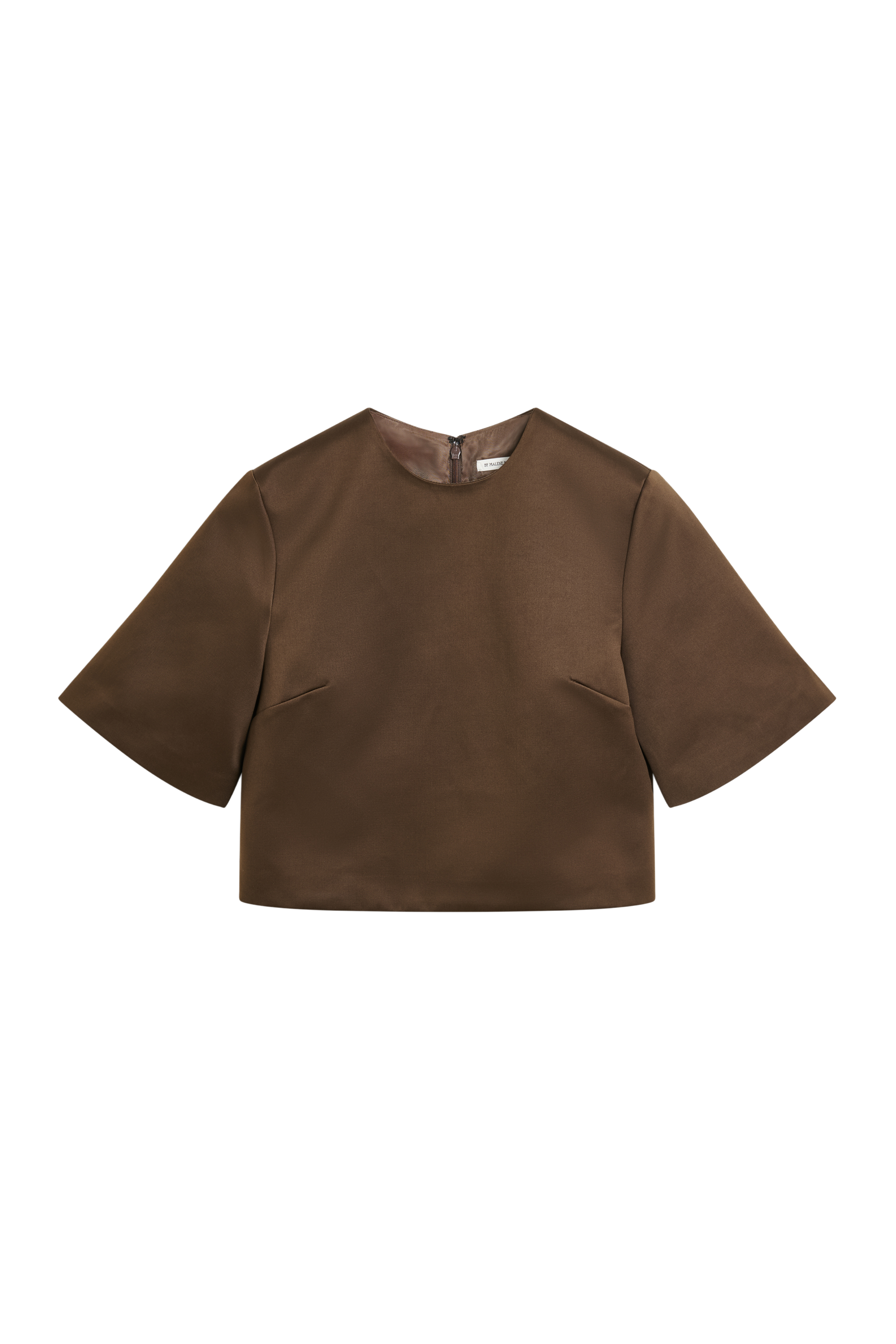 Hania Brown Cropped Top