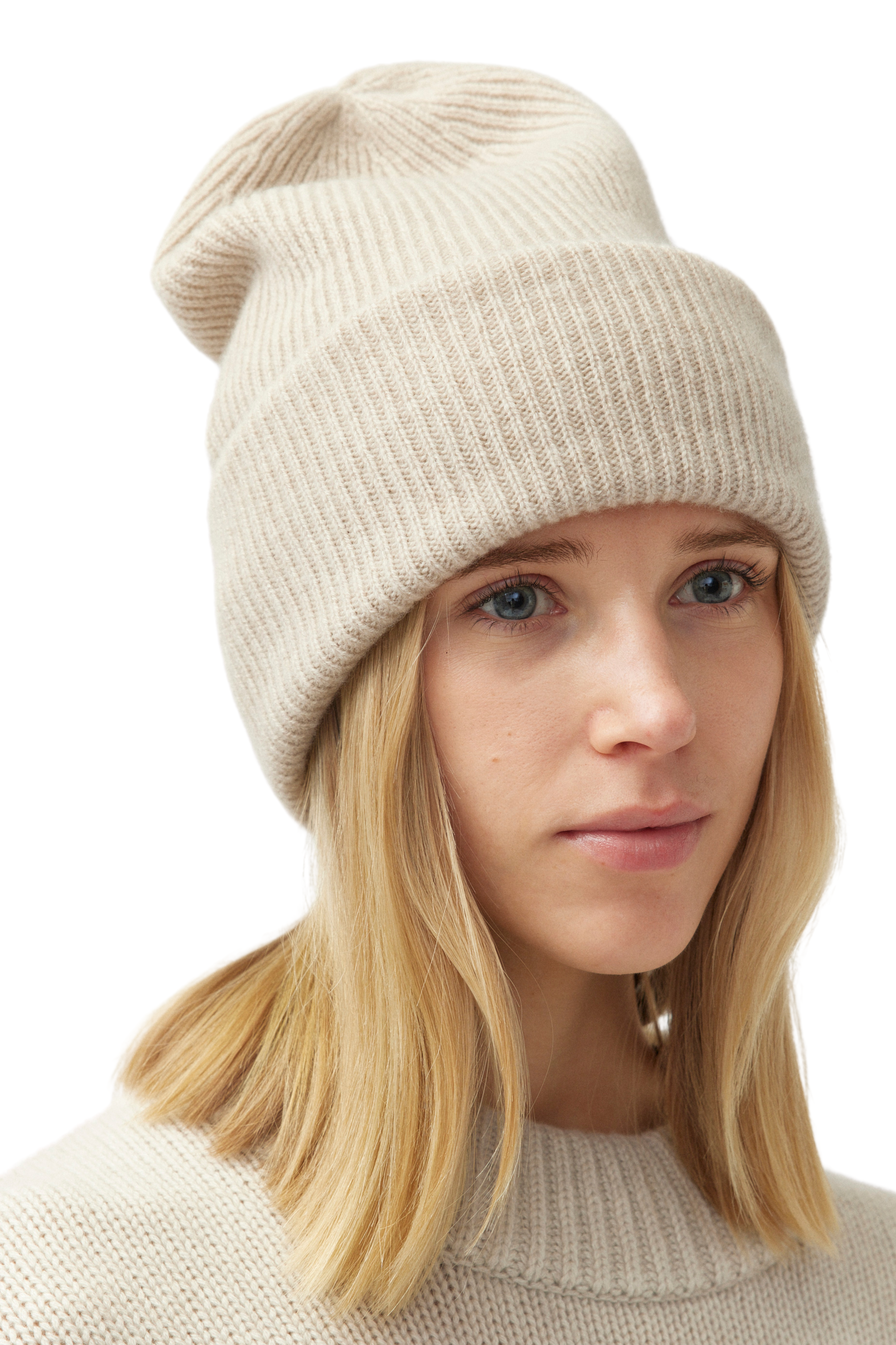 Stockholm Cashmere Sand Beanie