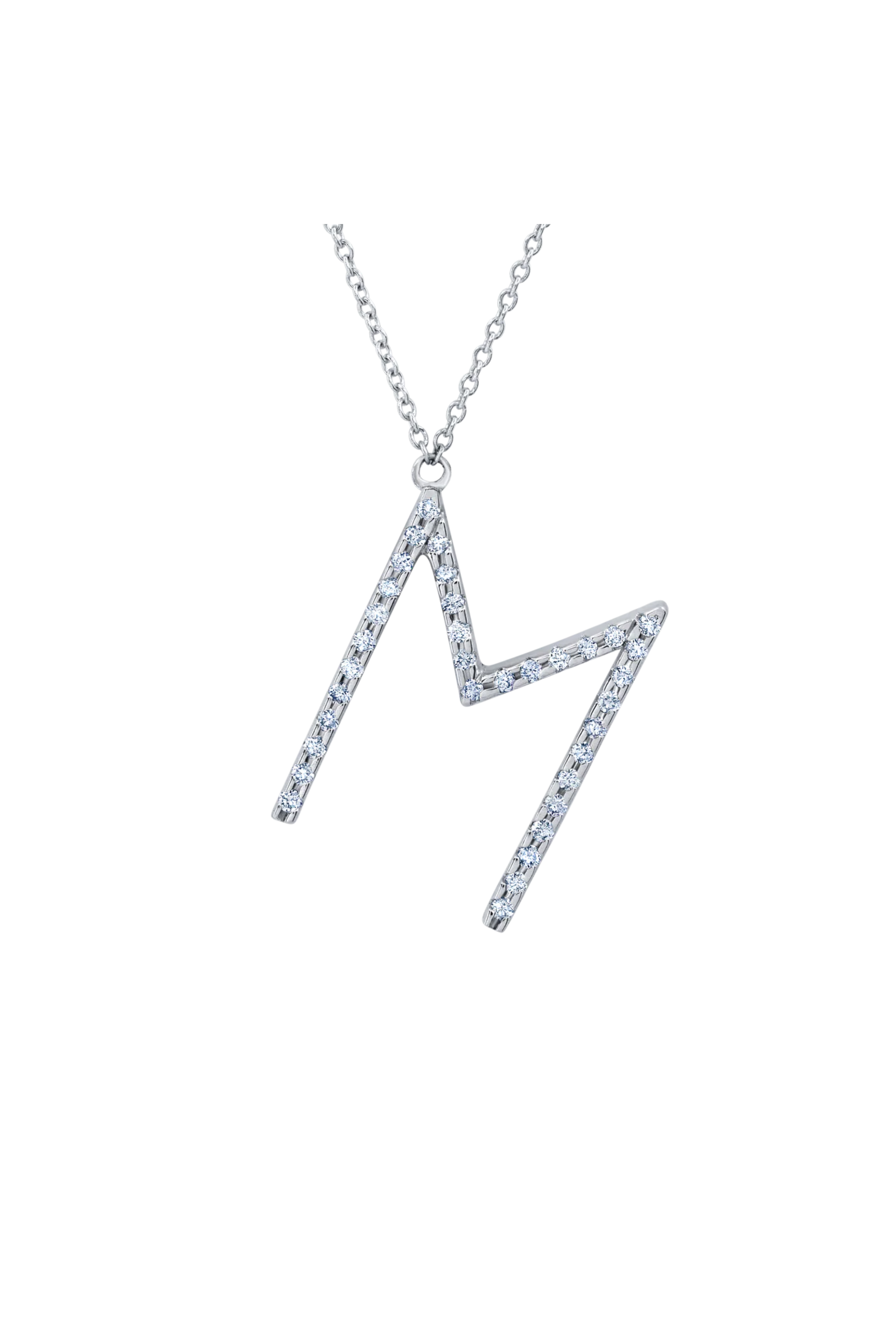 Alphabet Pave Necklace