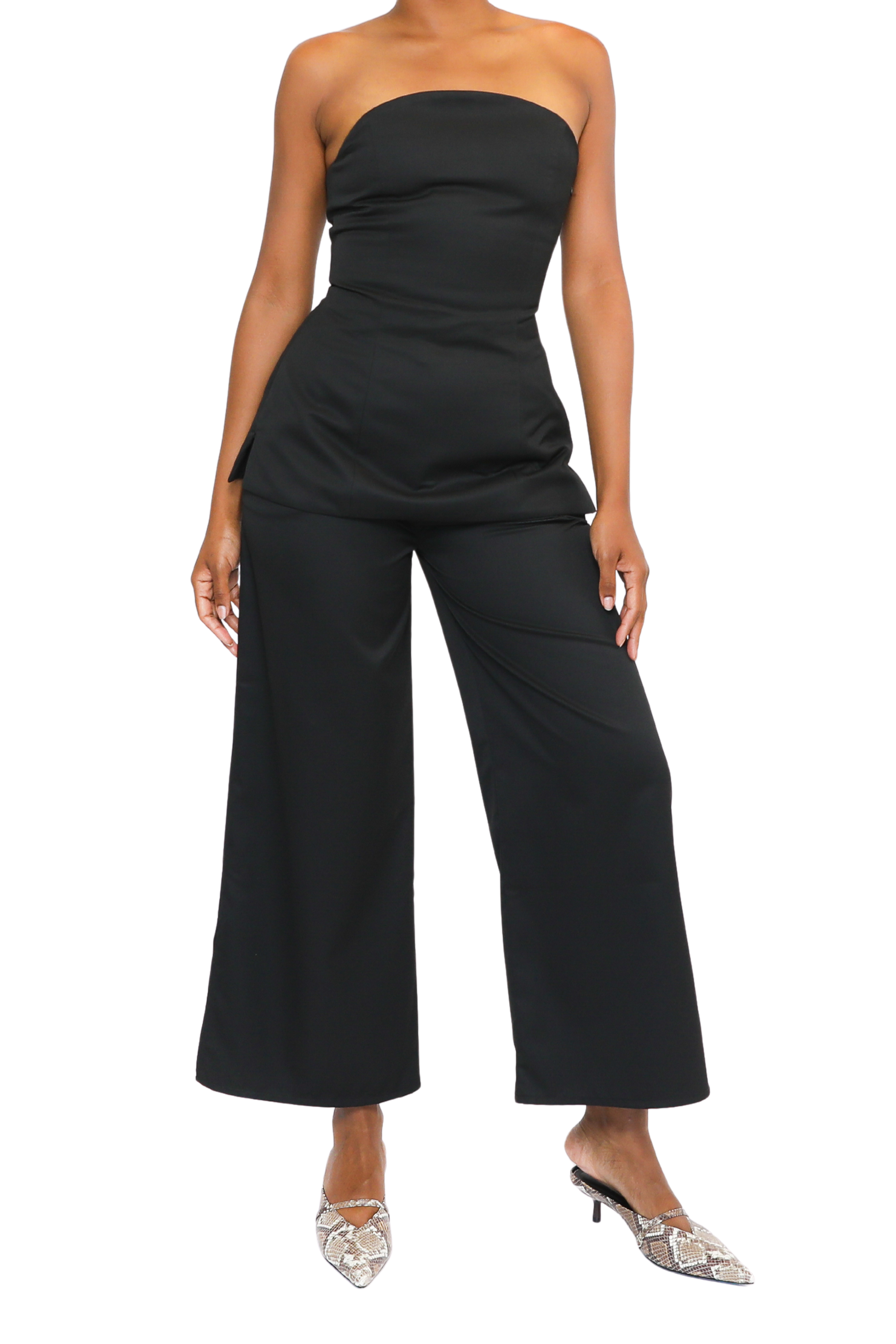 The Wide Leg Pants in Black