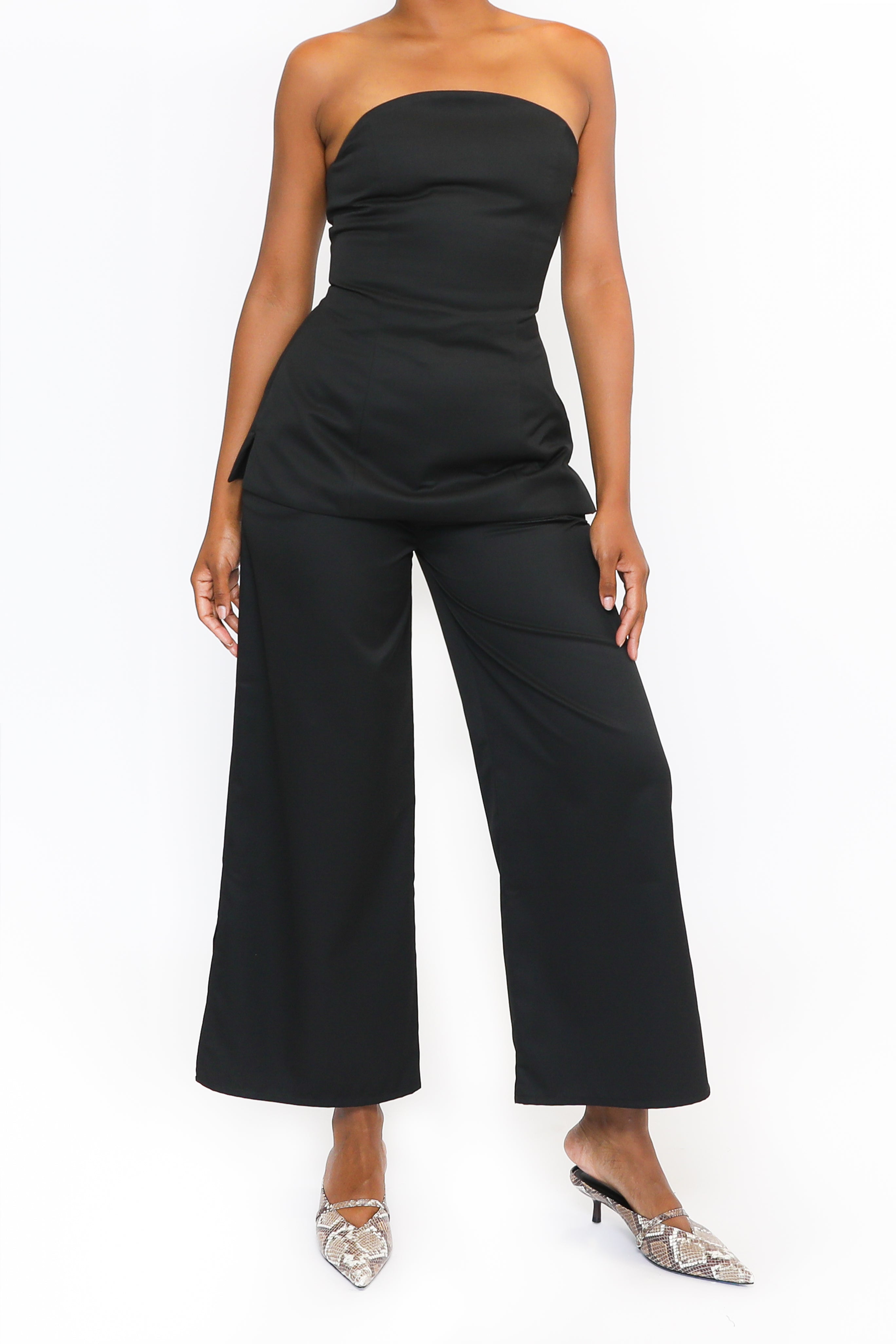 Sloan Wide Leg Pants Black