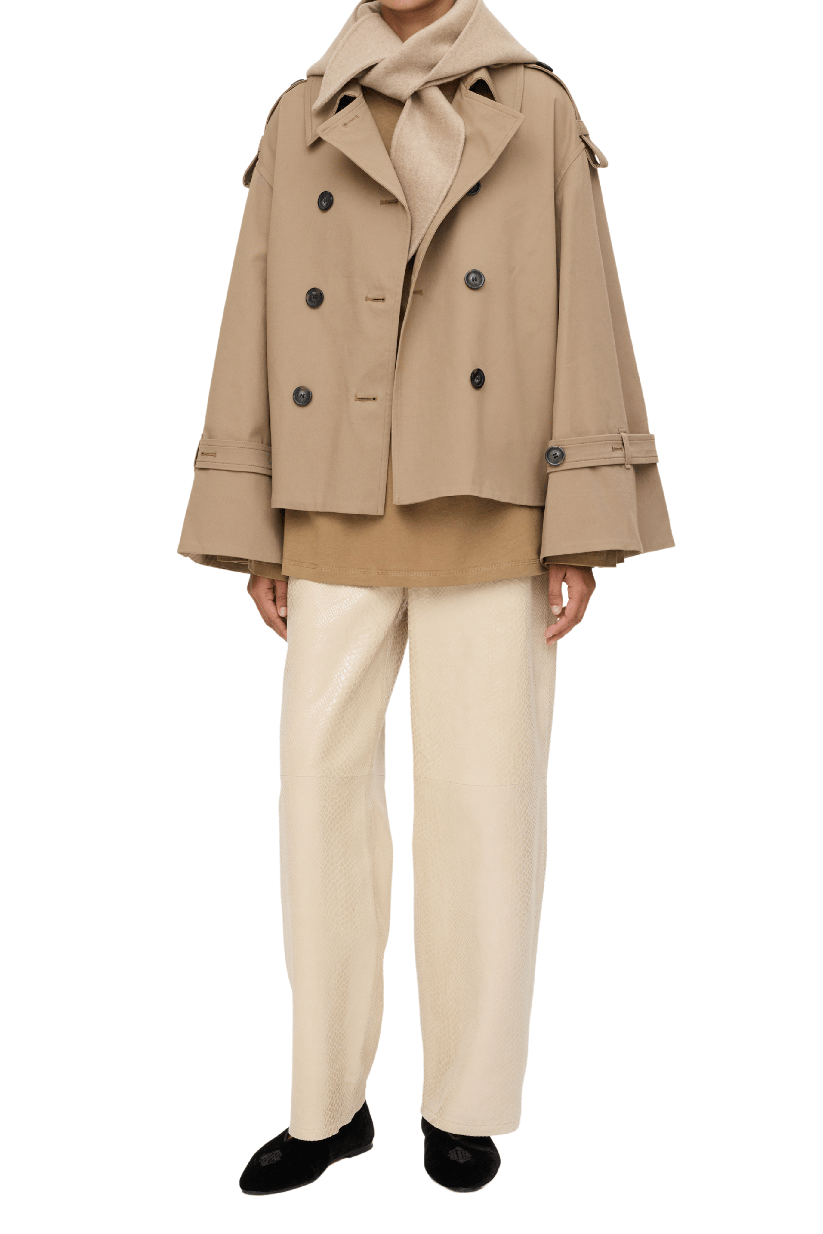 BY MALENE BIRGER Alisandra Cropped Trench Jacket