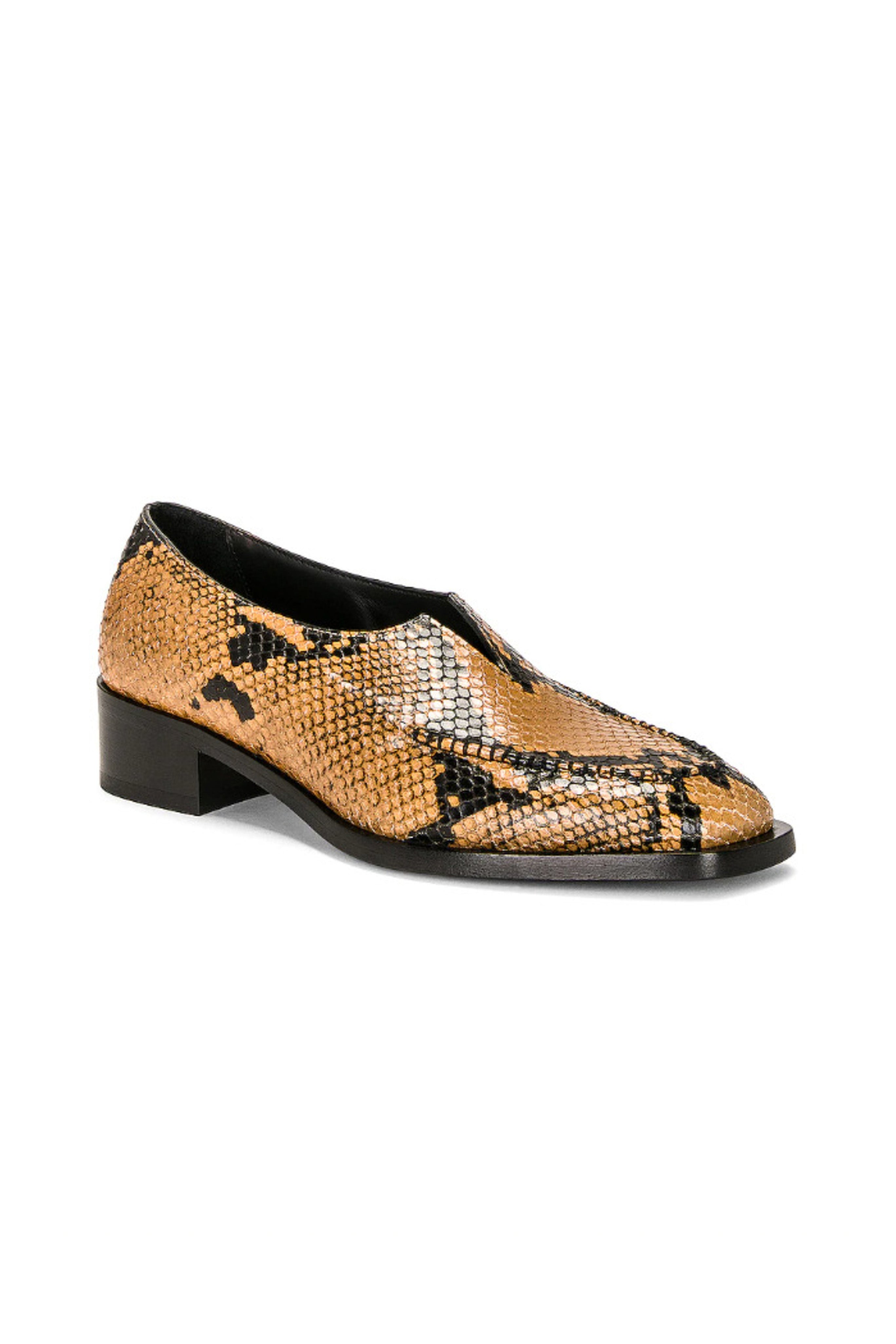 PETER DO Snakeskin Loafers