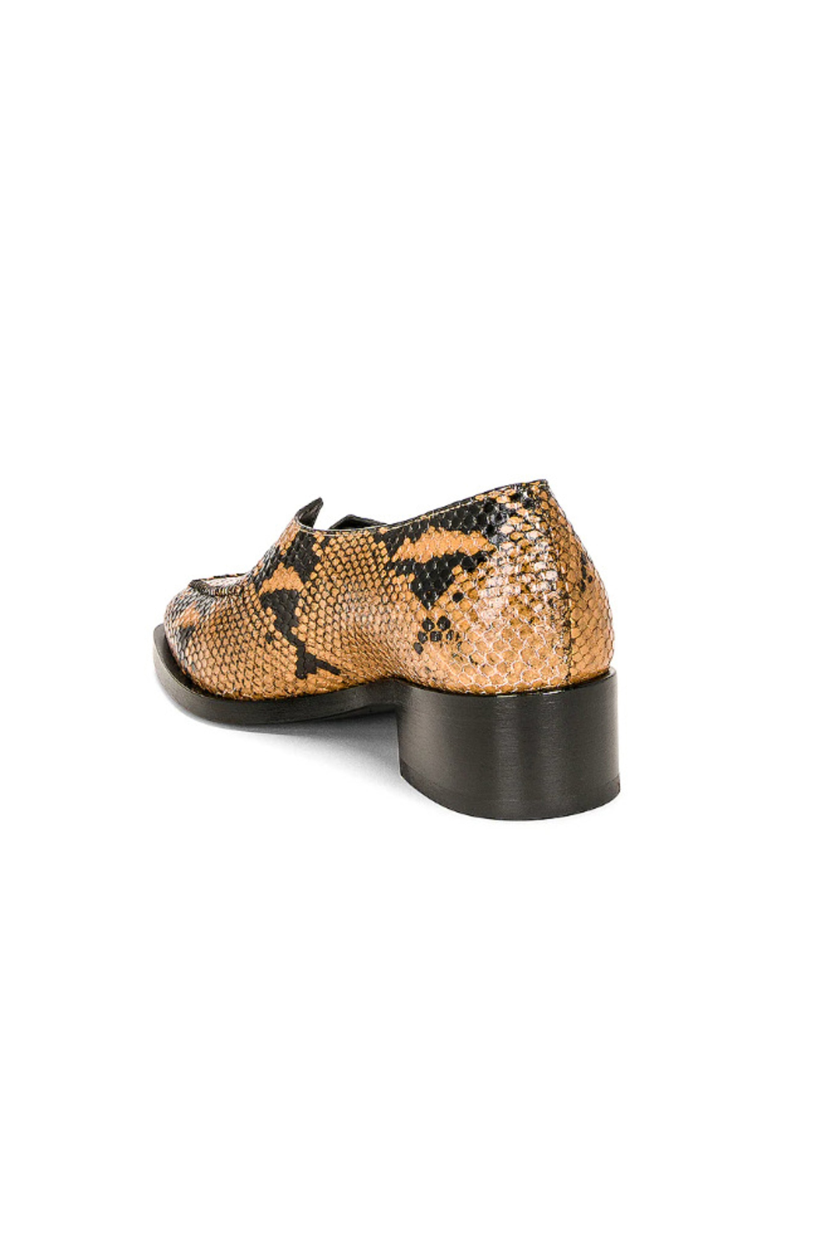 PETER DO Snakeskin Loafers