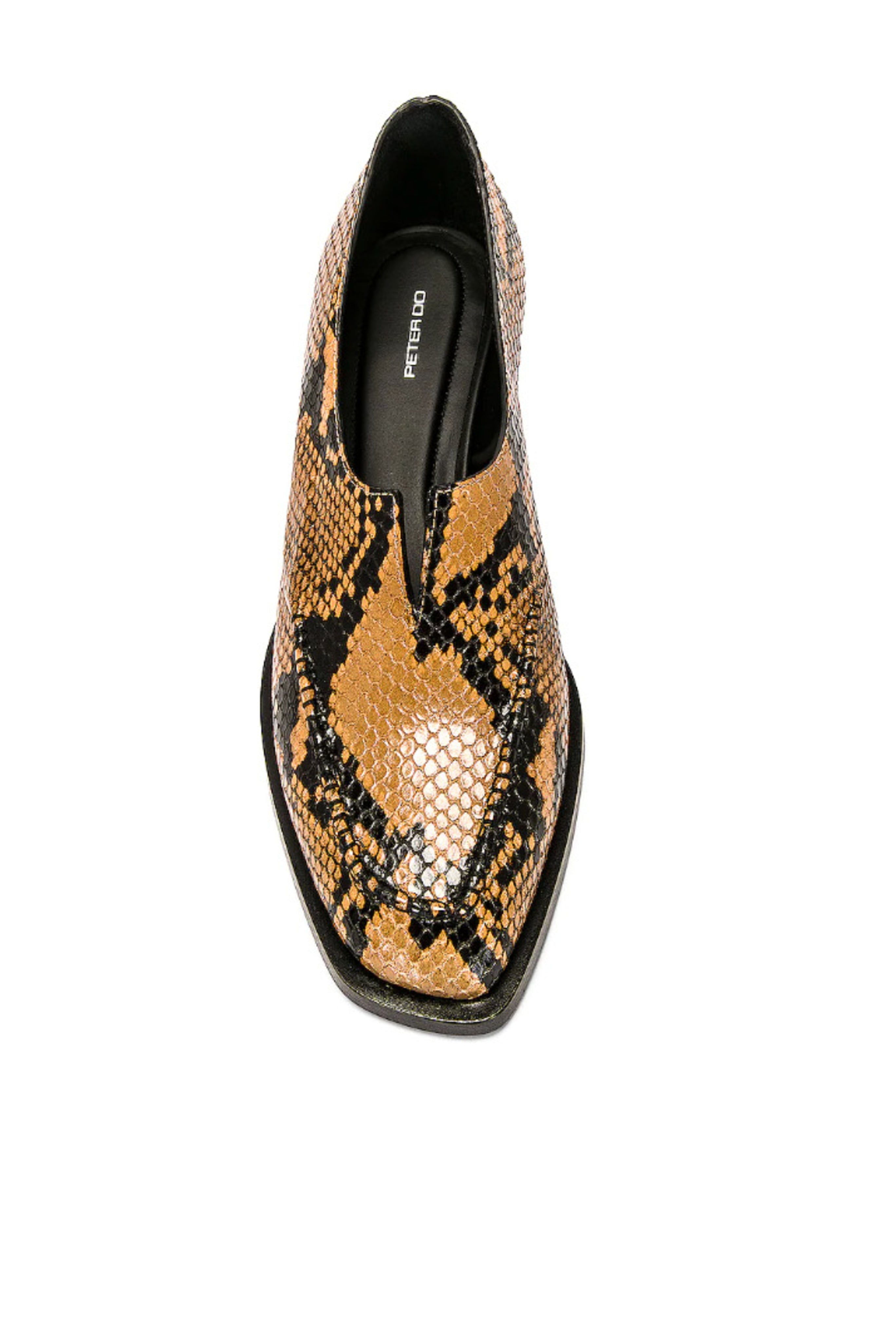 PETER DO Snakeskin Loafers