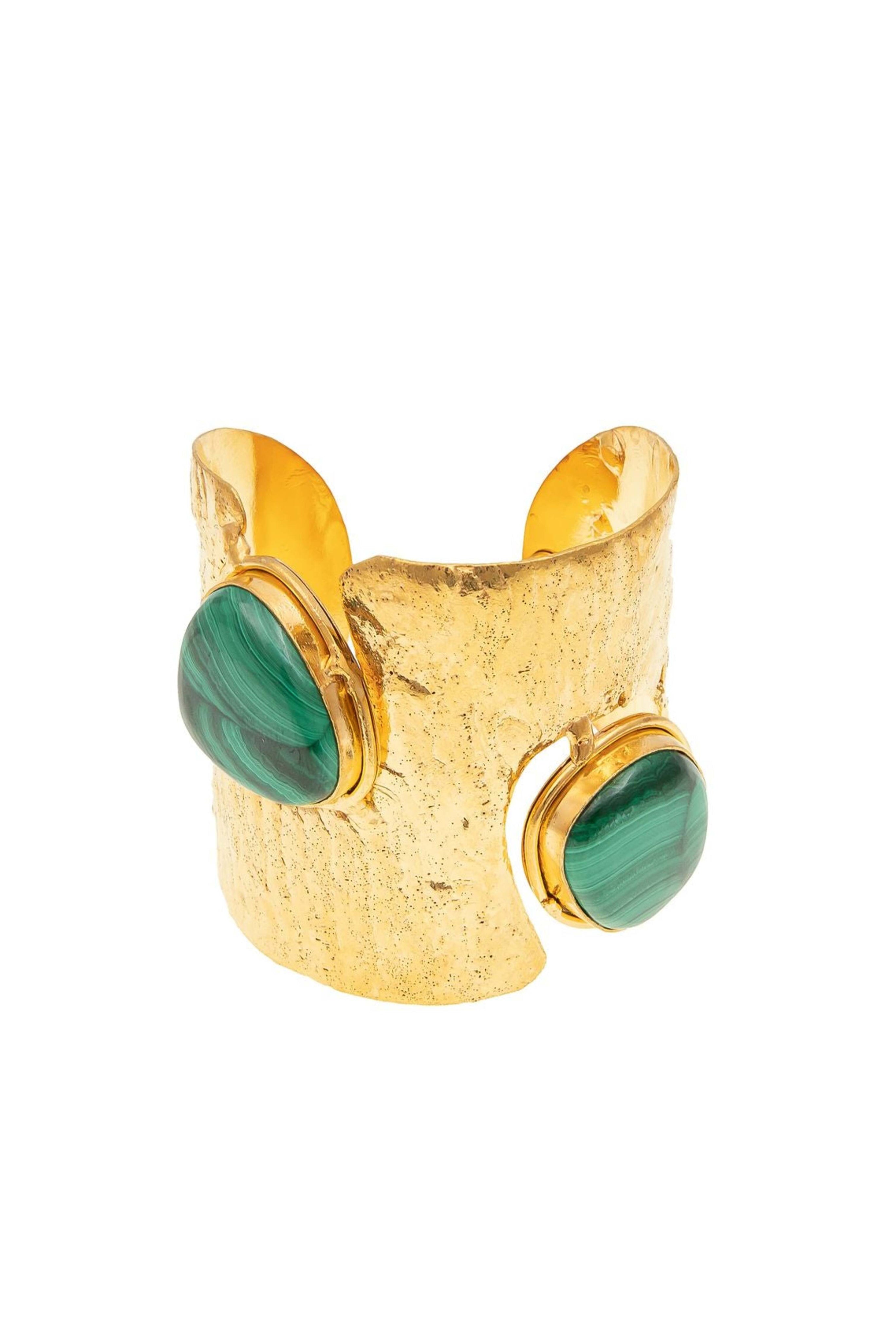 Ajourée II Malachite Cuff