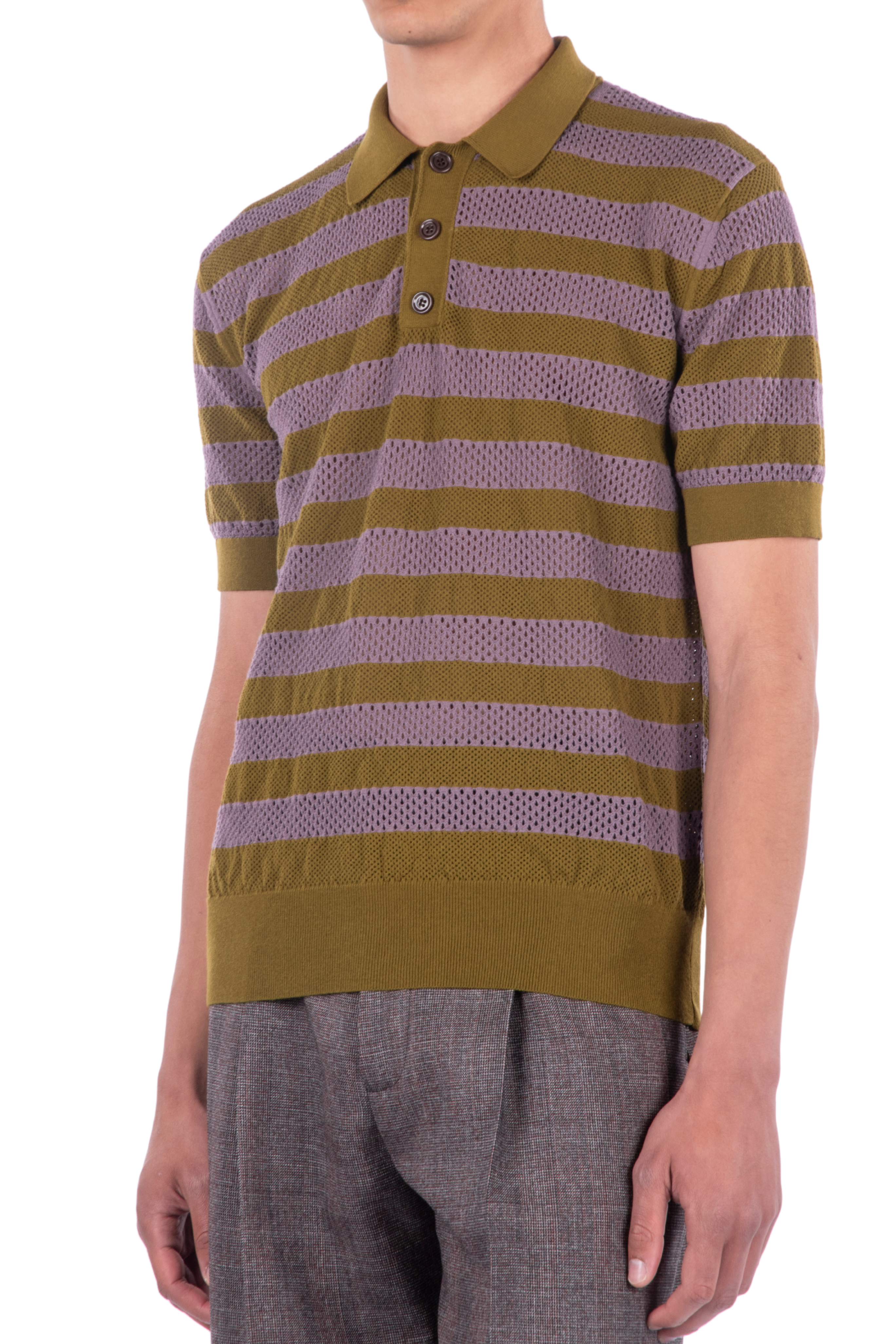 Mercy Stripe Polo Shirt