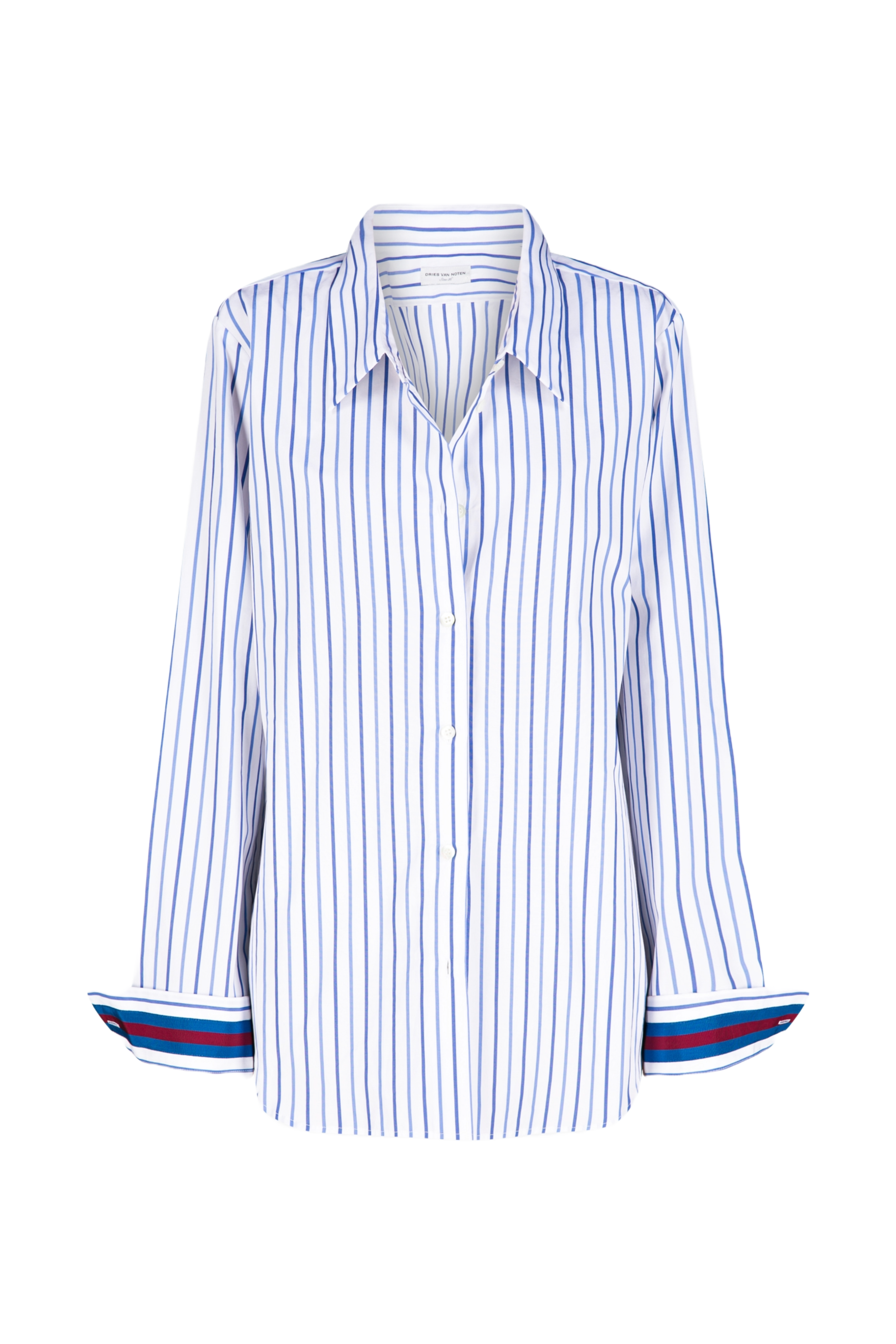 DRIES VAN NOTEN Stripe Poplin Shirt