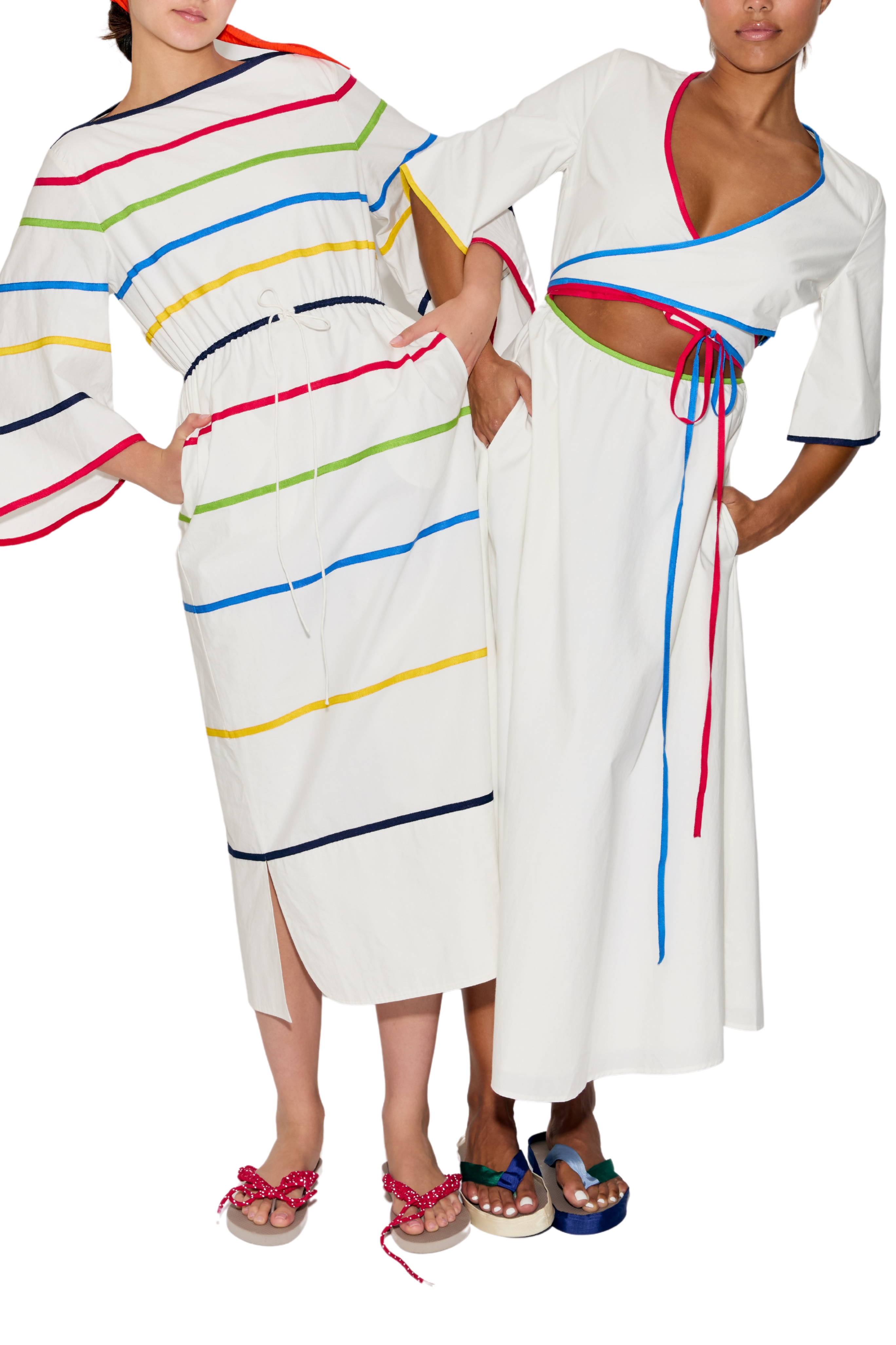 Ribbon Caftan Dress