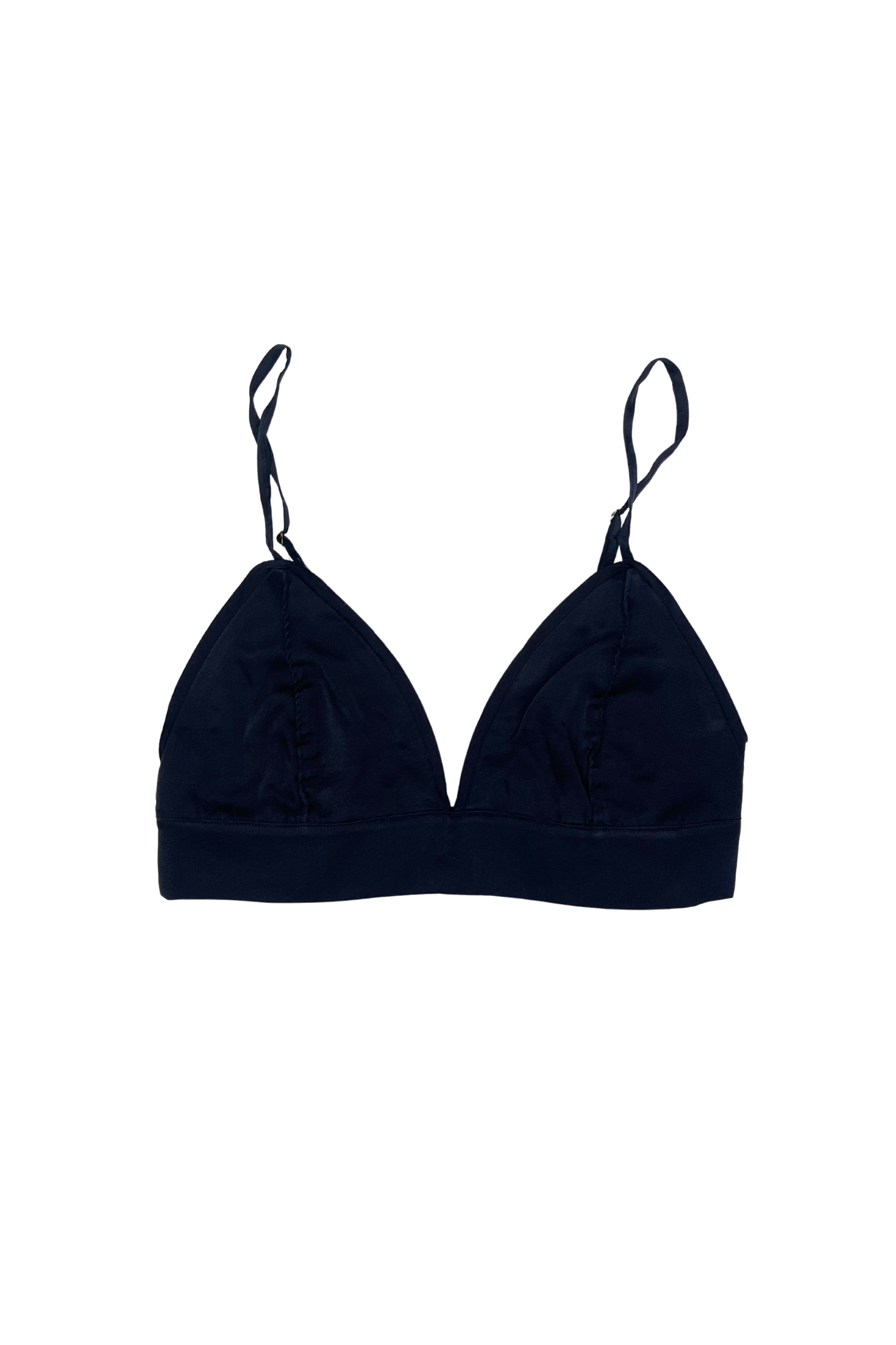 Forte Forte Triangle Bra in Black