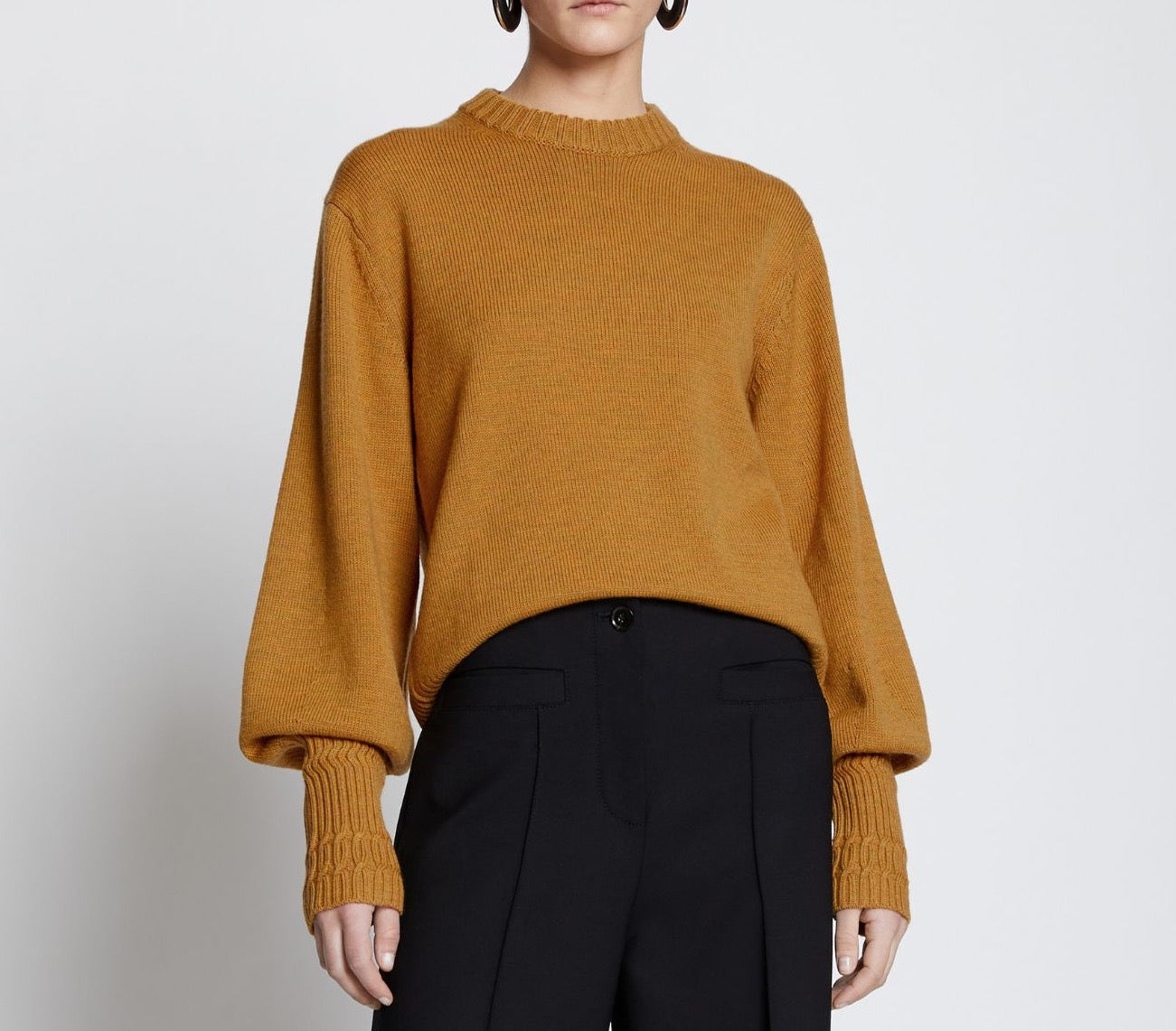 PROENZA SCHOULER Merino Balloon Sleeve Sweater