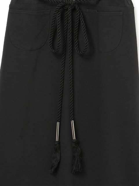 AKIRA NAKA Black Stripe T-Dress - Sherri's Archive