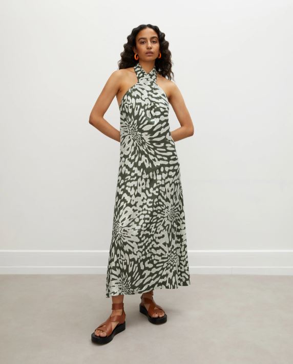 ROHE Aneta Tie Dye Maxi Dress